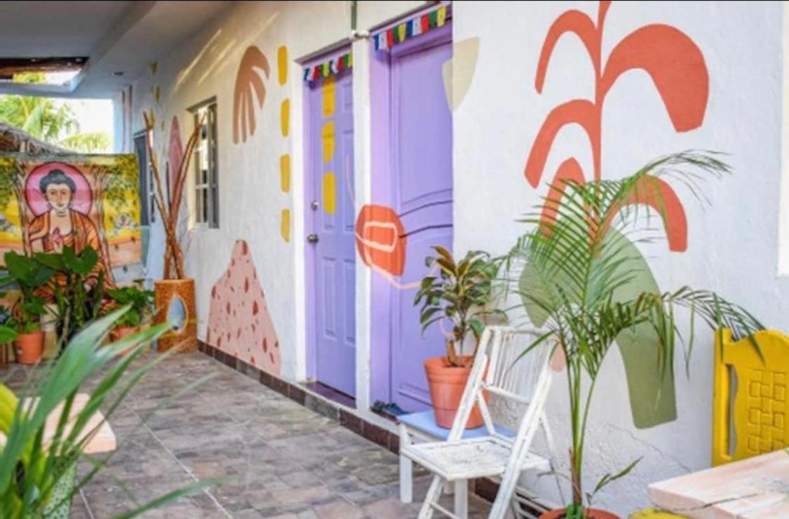 Departamentos Cerca De Ferry Holbox Hotell Exteriör bild
